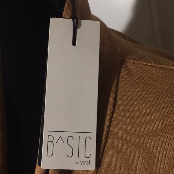 Basic By Yest Yessica Short Cardigan Sweater New Brown 80472B Size 12 - Picture 2 of 14